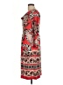 Sunny Leigh Paisley Multi Color Red Casual Dress Size L - photo 5