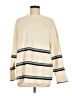 Lillusory Stripes Ivory Pullover Sweater Size M - photo 1