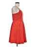 Pixley Solid Orange Cocktail Dress Size M - photo 4
