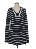 Saint Tropez West 100% Cotton Stripes Blue Pullover Sweater Size M - photo 1