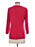 Investments Red 3/4 Sleeve Top Size S - photo 2