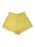 Zimmermann 100% Linen Animal Print Yellow Shorts Size 8 (2) - photo 2