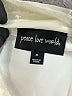 Peace Love World 100% Polyester Metallic Ivory Long Sleeve Blouse Size XL - photo 7
