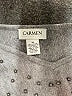 Carmen Carmen Marc Valvo Gray Pullover Sweater Size XL - photo 7
