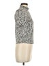Zara Animal Print Ivory Short Sleeve Top Size M - photo 4