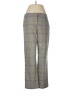 Trina Turk Plaid Brown Gray Casual Pants Size 6 - photo 1