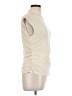 DKNY Ivory Sleeveless Top Size L - photo 4