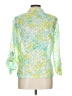 Ruby Rd. 100% Polyester Green 3/4 Sleeve Blouse Size 12 Petite - photo 2