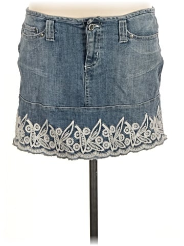 Candie's Denim Skirt (view 1)