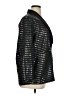 Shein 100% Nylon Metallic Silver Blazer Size 1X - photo 4
