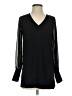 Worthington Black Long Sleeve Blouse Size XS - photo 1