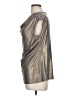 Peck & Peck Metallic Silver Short Sleeve Top Size L - photo 5