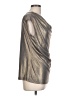 Peck & Peck Metallic Silver Short Sleeve Top Size L - photo 4