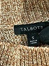 Talbots 100% Cotton Color Block Brown Turtleneck Sweater Size S - photo 7