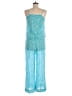 Cool Change Animal Print Teal Jumpsuit Size Med - Lg - photo 2