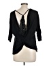 Daytrip Black 3/4 Sleeve Top Size L - photo 2