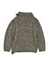 Zara Tweed Gray Turtleneck Sweater Size 6 - 7 - photo 2