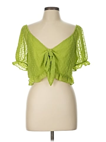 BCBGeneration Short Sleeve Blouse (view 1)