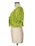 BCBGeneration 100% Polyester Green Short Sleeve Blouse Size L - photo 5