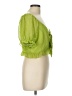 BCBGeneration 100% Polyester Green Short Sleeve Blouse Size L - photo 4