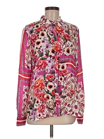 Elie Tahari Long Sleeve Blouse (view 1)