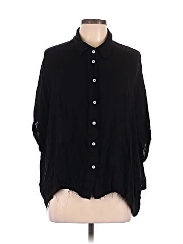 La Miel 3/4 Sleeve Button-Down Shirt (view 1)