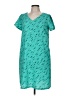 Apt. 9 100% Polyester Teal Casual Dress Size M - photo 1