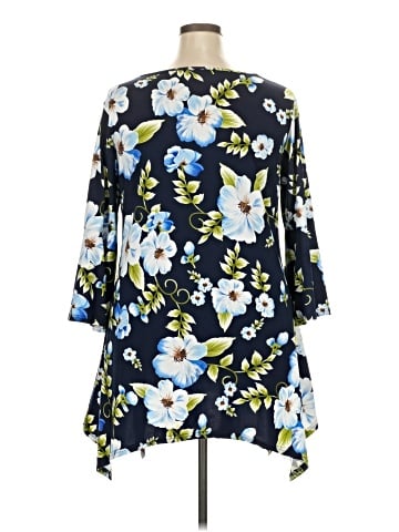 White Mark 3/4 Sleeve Blouse (view 2)