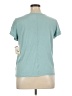 Max Studio Teal Short Sleeve T-Shirt Size XL - photo 2