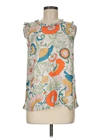 J.Crew Sleeveless Silk Top (view 1)