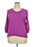 J.Jill Purple Silk Pullover Sweater Size 2X - photo 1
