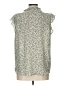 Pleione 100% Polyester Silver Sleeveless Blouse Size L - photo 2