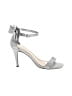 Material Girl Silver Sandals Size 7 1/2 - photo 1