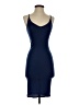 BCBGMAXAZRIA Solid Blue Cocktail Dress Size S - photo 1