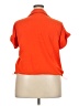 Blush 100% Polyester Orange Short Sleeve Blouse Size 2X - photo 2