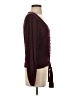 Venus Burgundy Long Sleeve Blouse Size S - photo 4