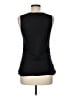 Cache 100% Nylon Silver Sleeveless Top Size M - photo 2