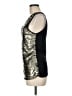 Cache 100% Nylon Silver Sleeveless Top Size M - photo 5