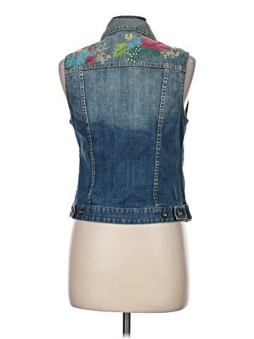 Boston Proper Denim Vest (view 2)