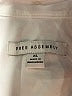 Free Assembly 100% Cotton Ivory Long Sleeve Button-Down Shirt Size XL - photo 7