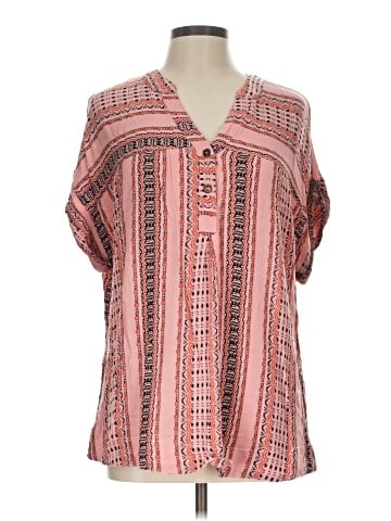 Easel Short Sleeve Blouse (view 1)