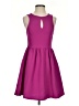 Everly 100% Polyester Solid Purple Cocktail Dress Size S - photo 1