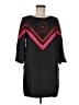 Sandro 100% Silk Black 3/4 Sleeve Top Size Med (2) - photo 1