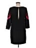 Sandro 100% Silk Black 3/4 Sleeve Top Size Med (2) - photo 2