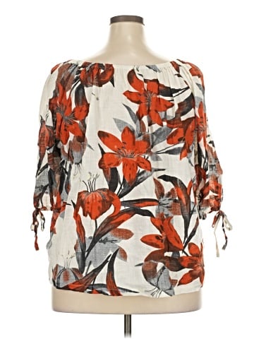 PASSPORTS 3/4 Sleeve Blouse (view 2)