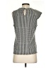 Left Coast by Dolan Houndstooth Black Sleeveless Blouse Size S - photo 2