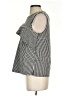 Left Coast by Dolan Houndstooth Black Sleeveless Blouse Size S - photo 5