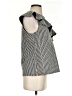 Left Coast by Dolan Houndstooth Black Sleeveless Blouse Size S - photo 4