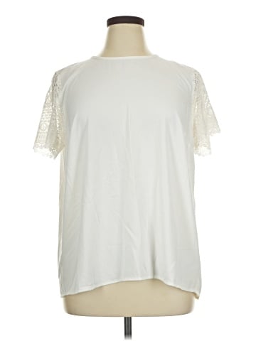 MICHAEL Michael Kors Short Sleeve Blouse (view 1)
