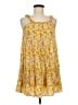 Timing 100% Rayon Yellow Casual Dress Size M - photo 1